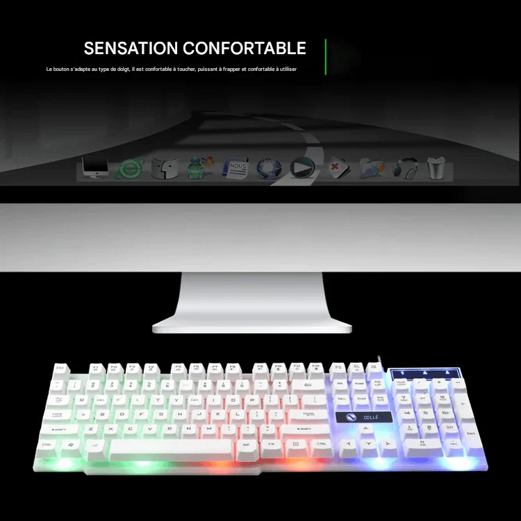 Clavier Tan - 2 couleurs