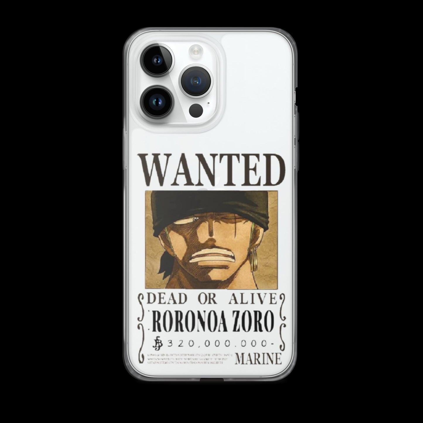 Coque pour iPhone® Wanted Zoro T Test