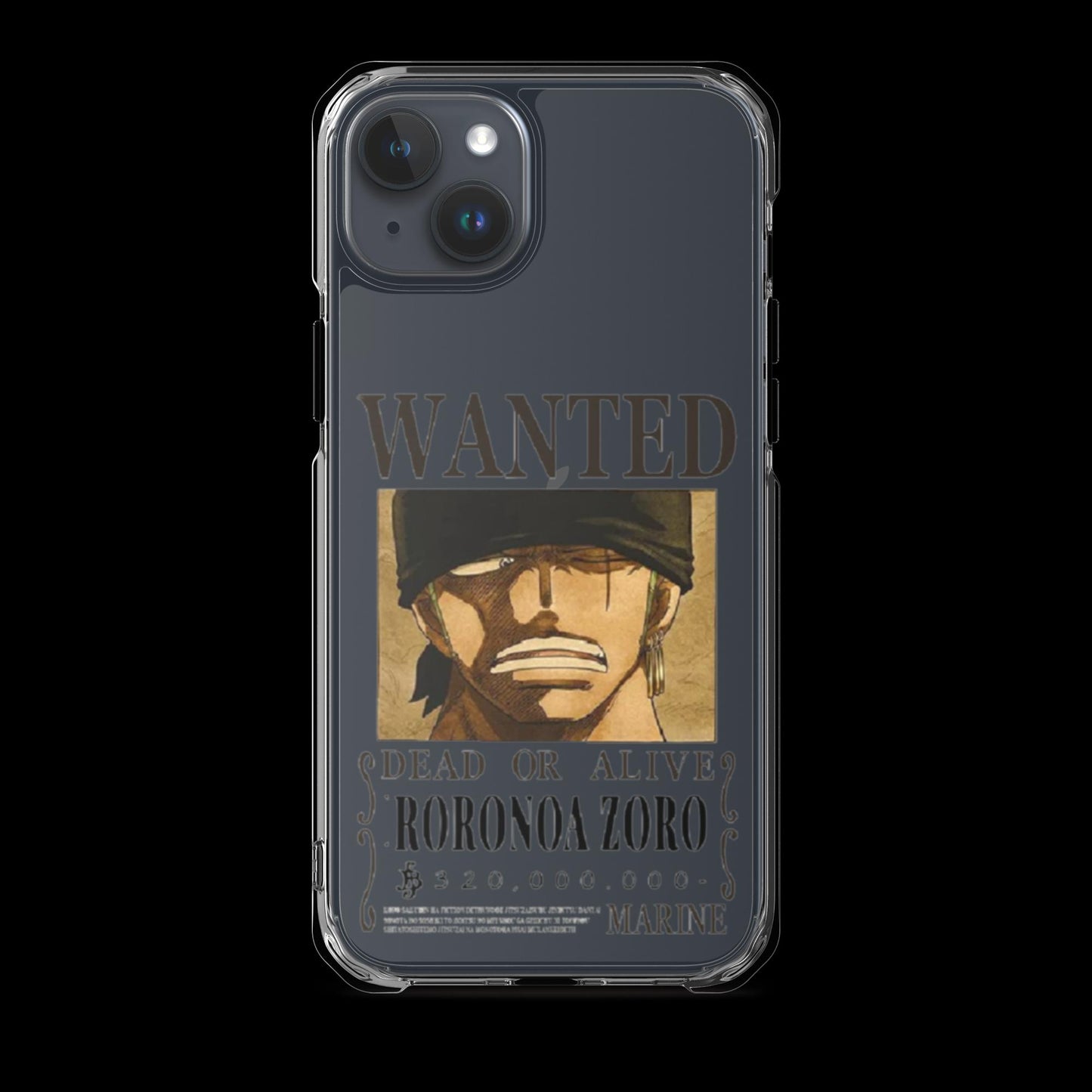 Coque pour iPhone® Wanted Zoro T Test